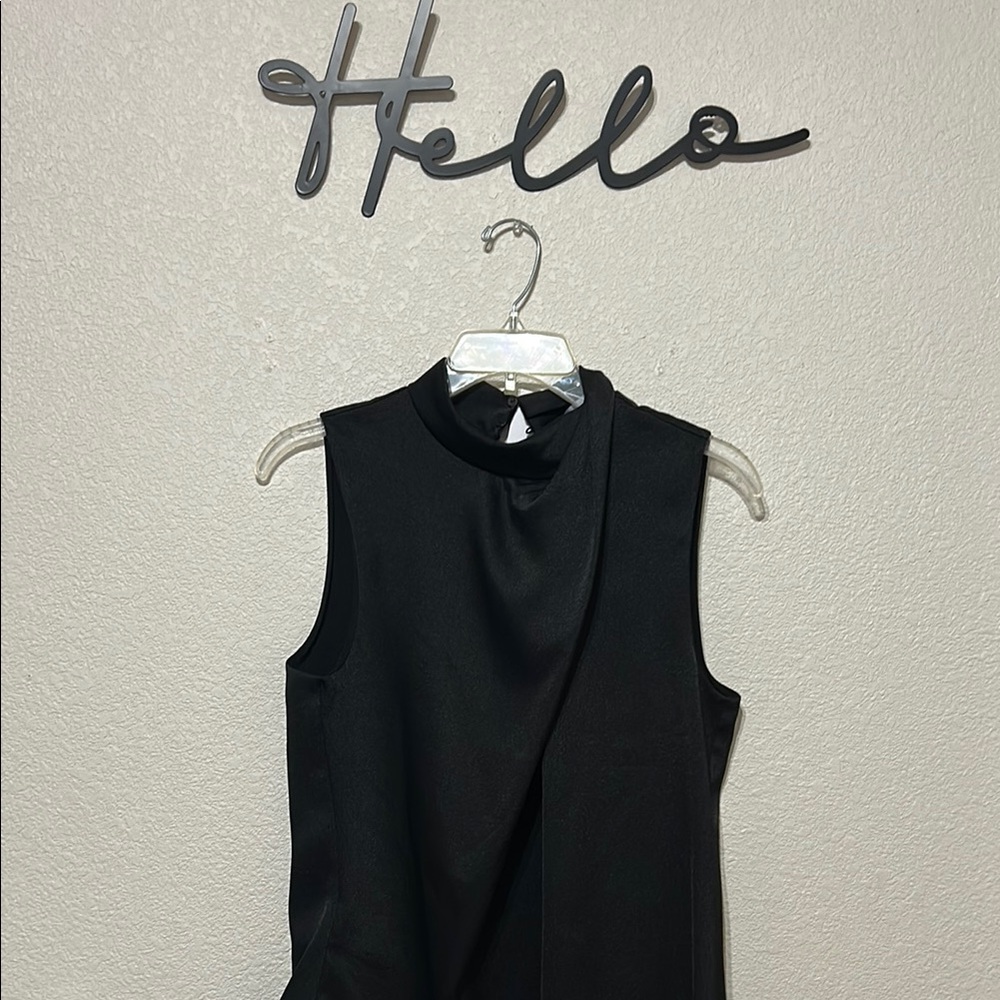 MNG Elegant Black Sleeveless top